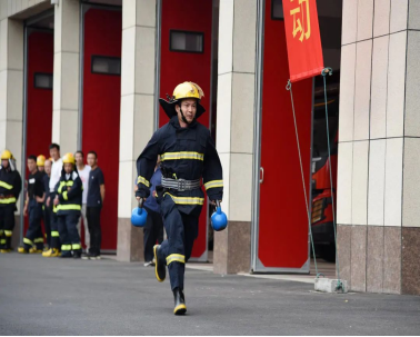 长沙市开福区社区微型消防站、村志愿消防队技能比武竞赛活动(图16)