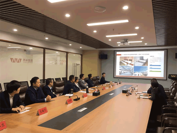 抢抓机遇干事业 顺势应势育动能 ——湖南湘诚物业集团领导莅临湖南西米集团考察交流 (图1)